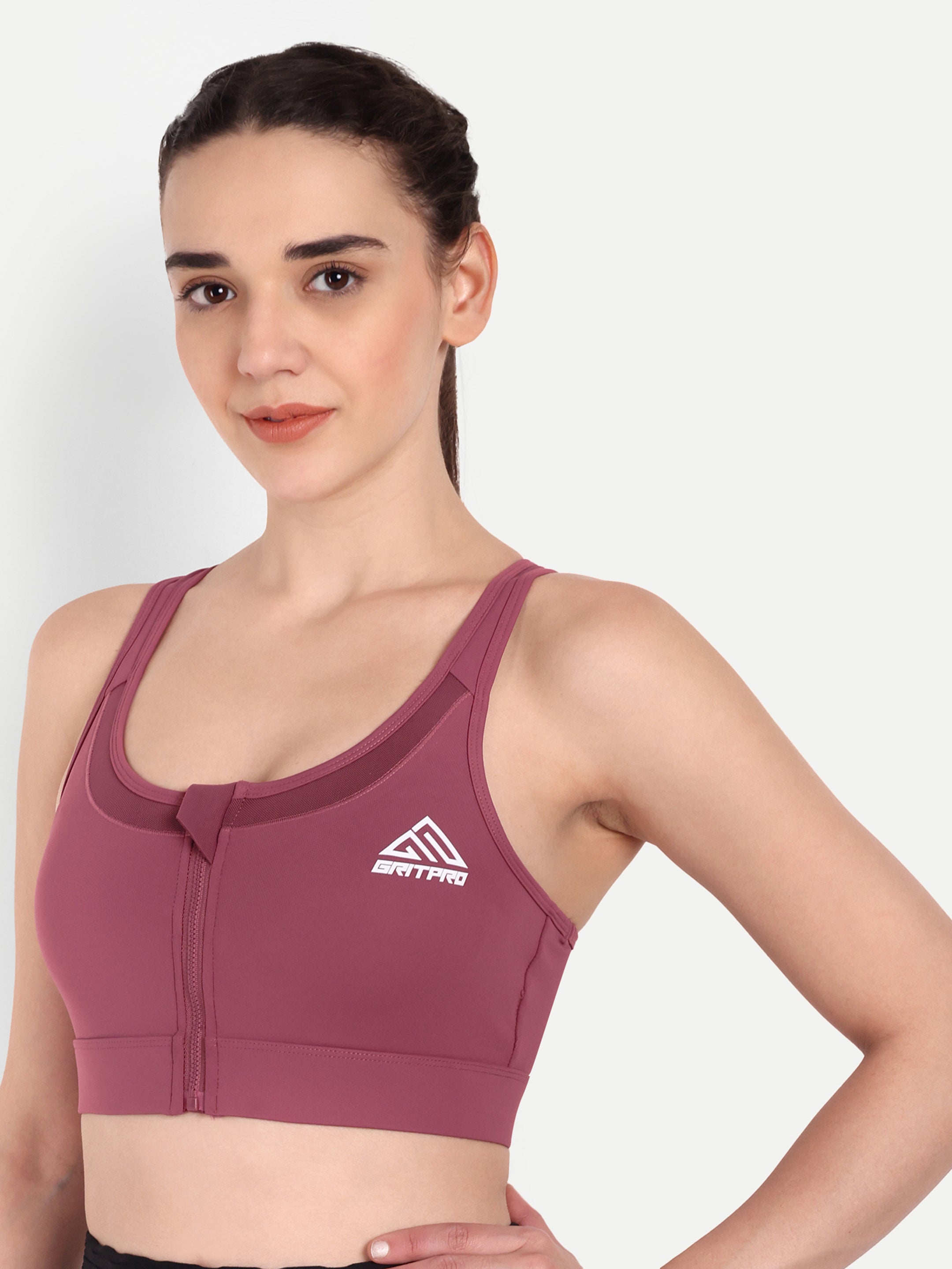 AERO ZIP SPORTS BRA