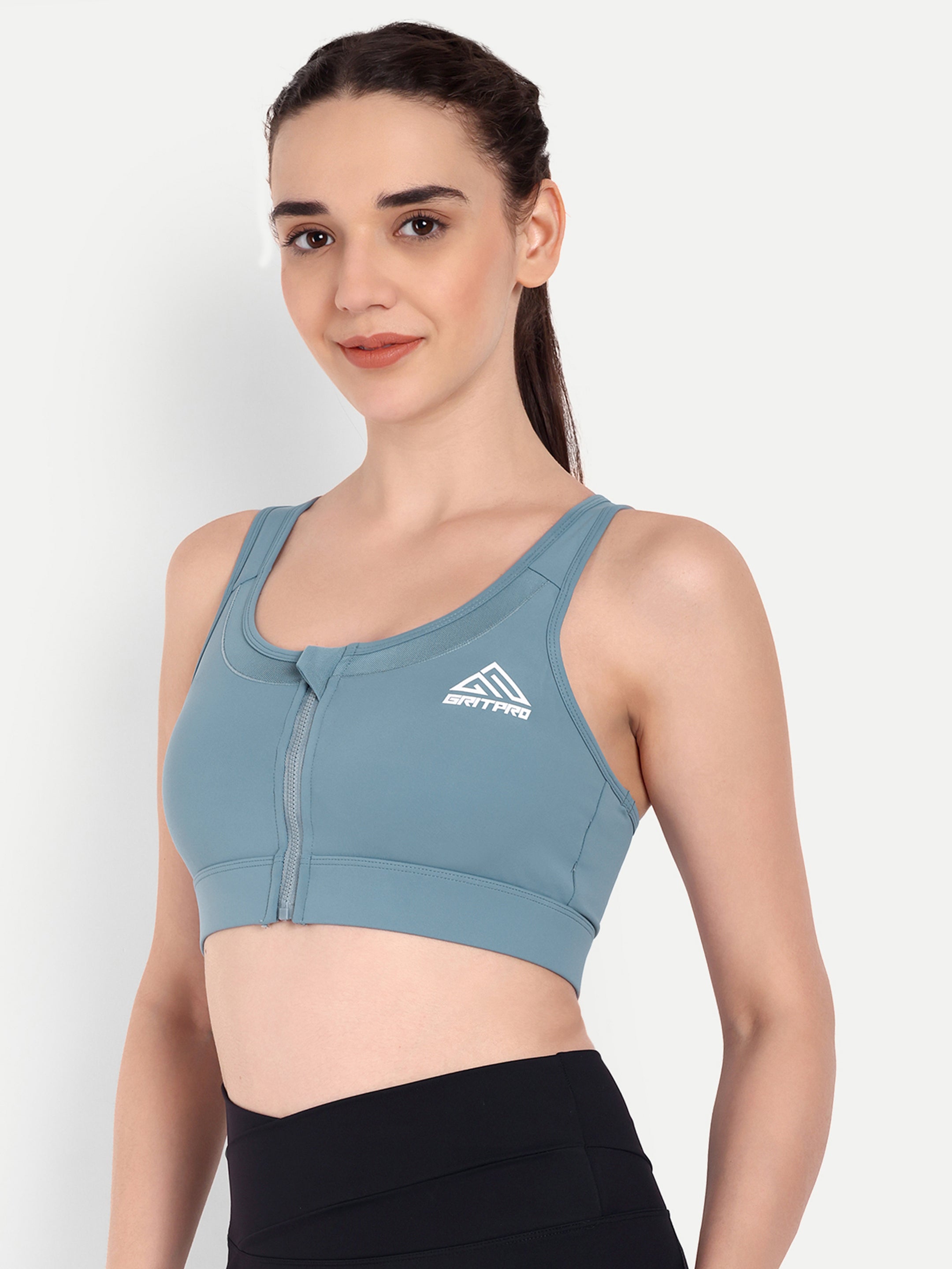 AERO ZIP SPORTS BRA