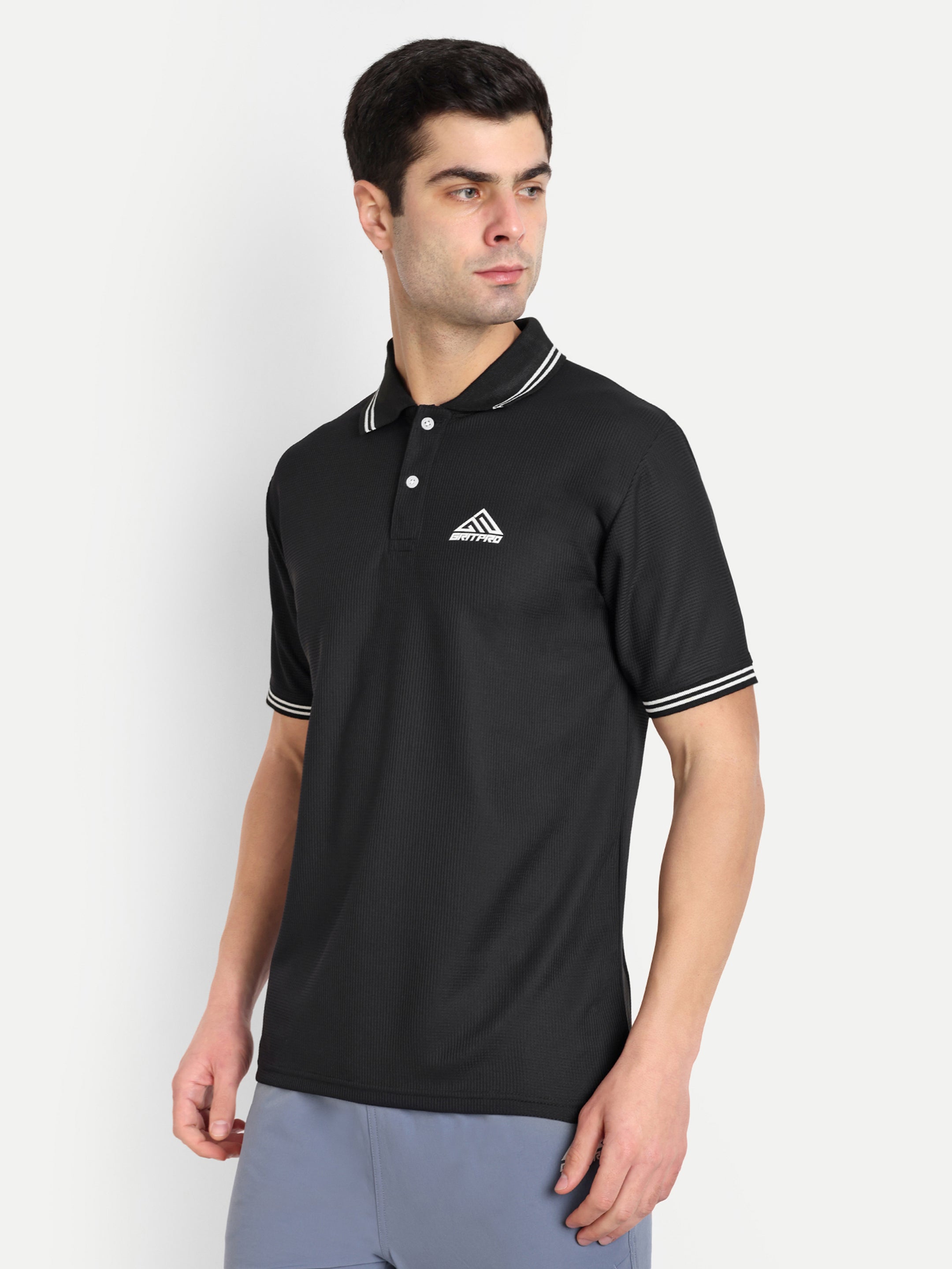 WAFFLE TEXTURED POLO