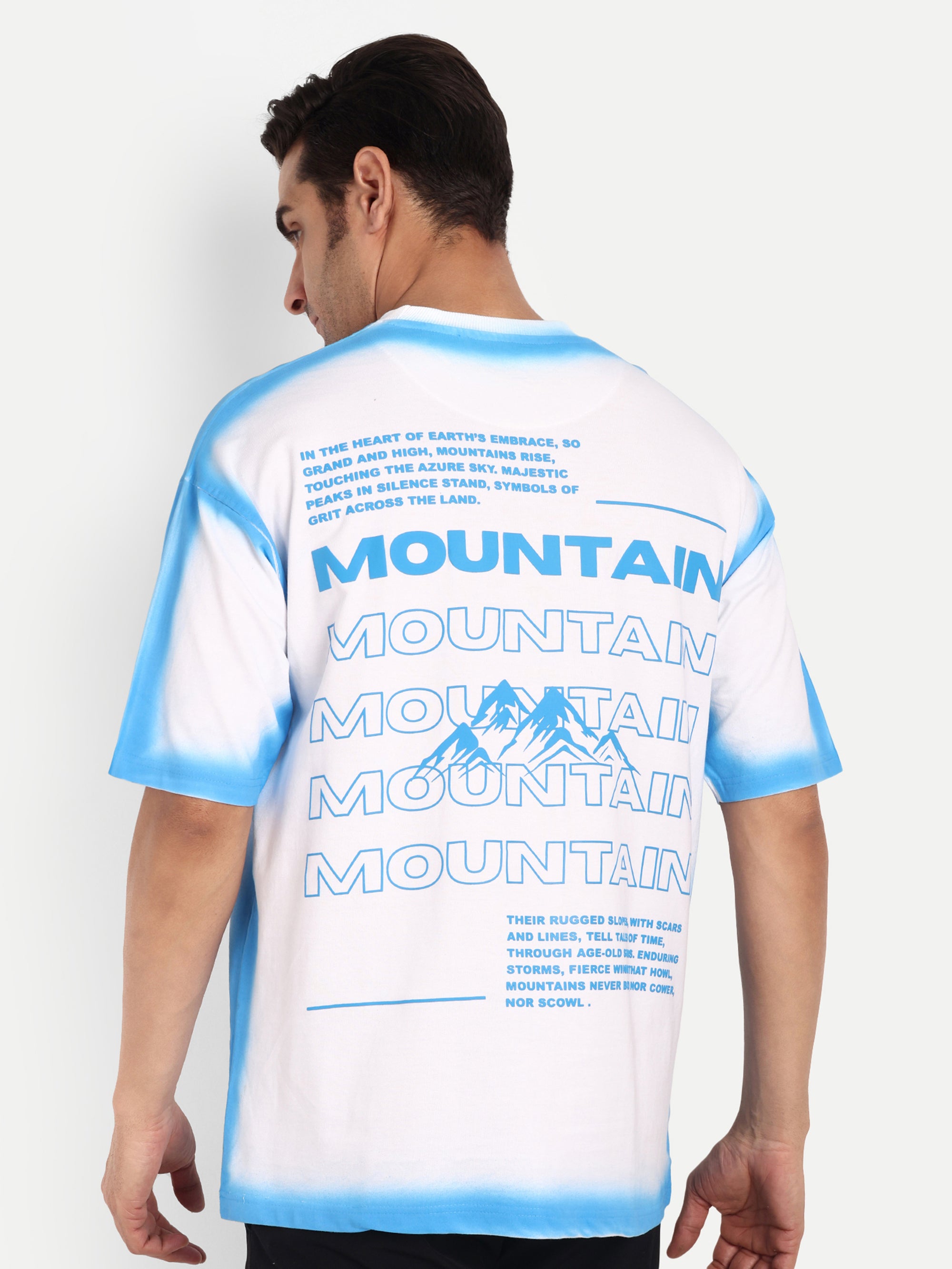 GRADIENT EDGE OVERSIZED T-SHIRT