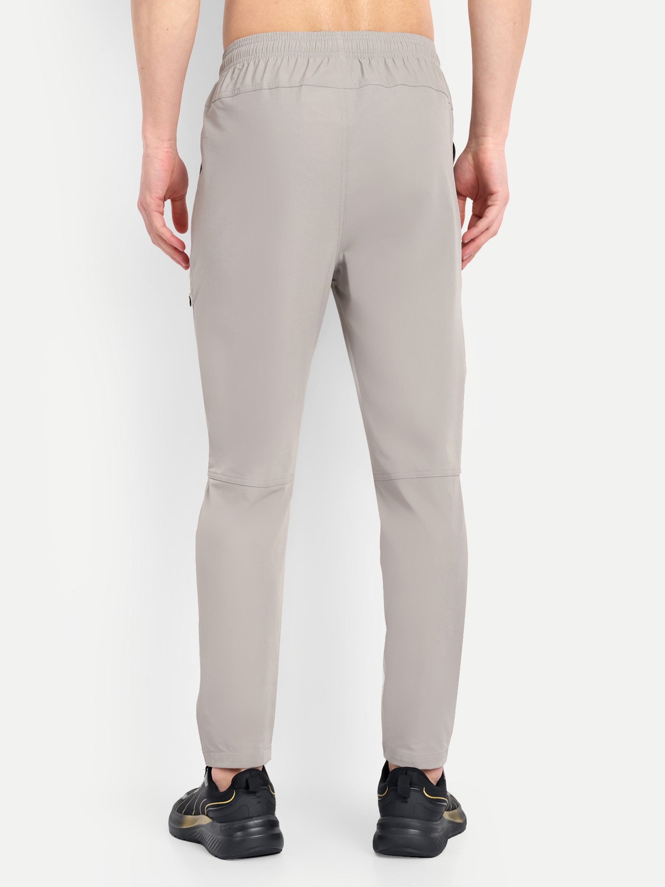 SOLID ZIPPED TRACKPANT