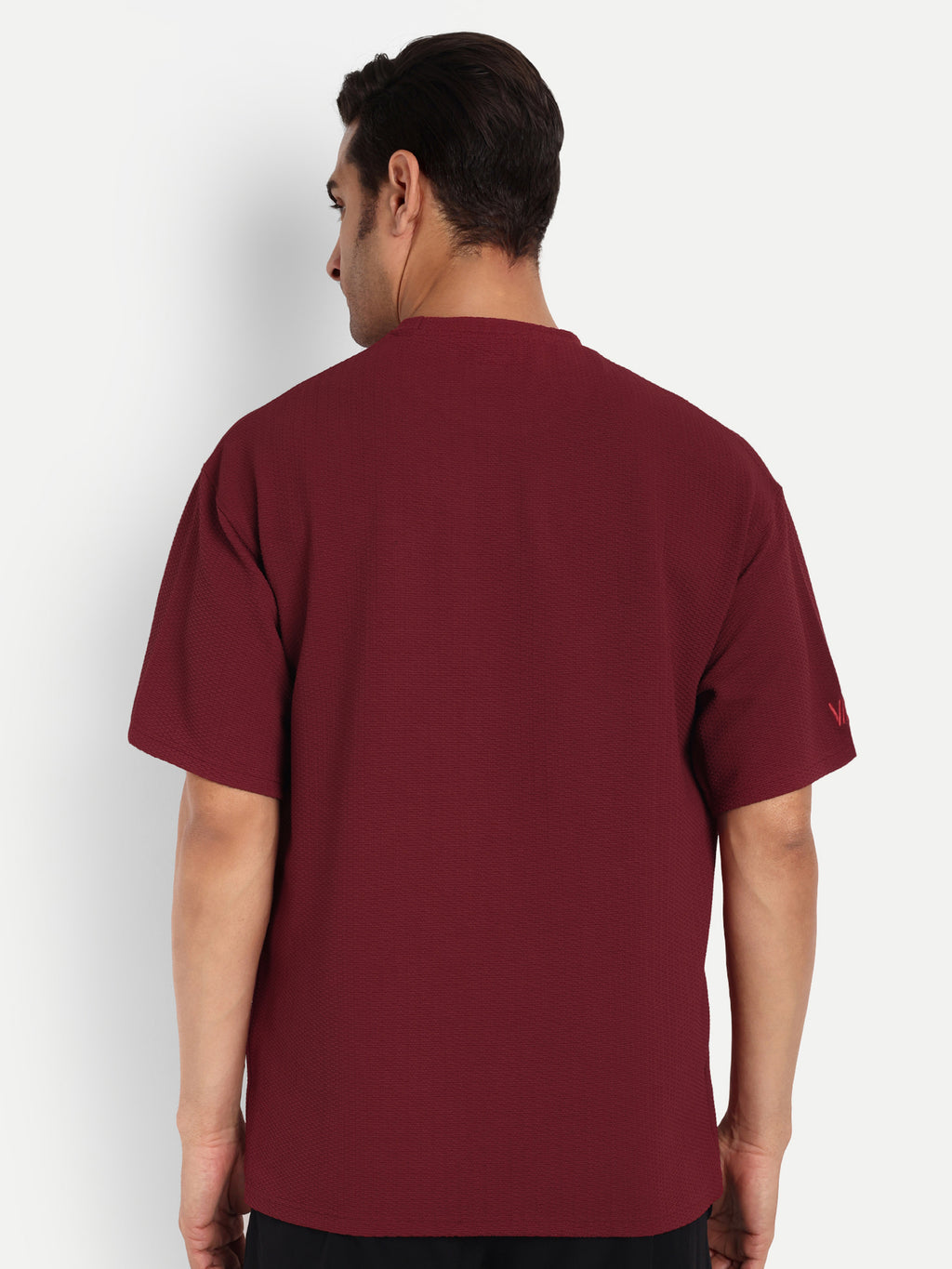 BUBBLE JACQUARD OVERSIZED TSHIRT
