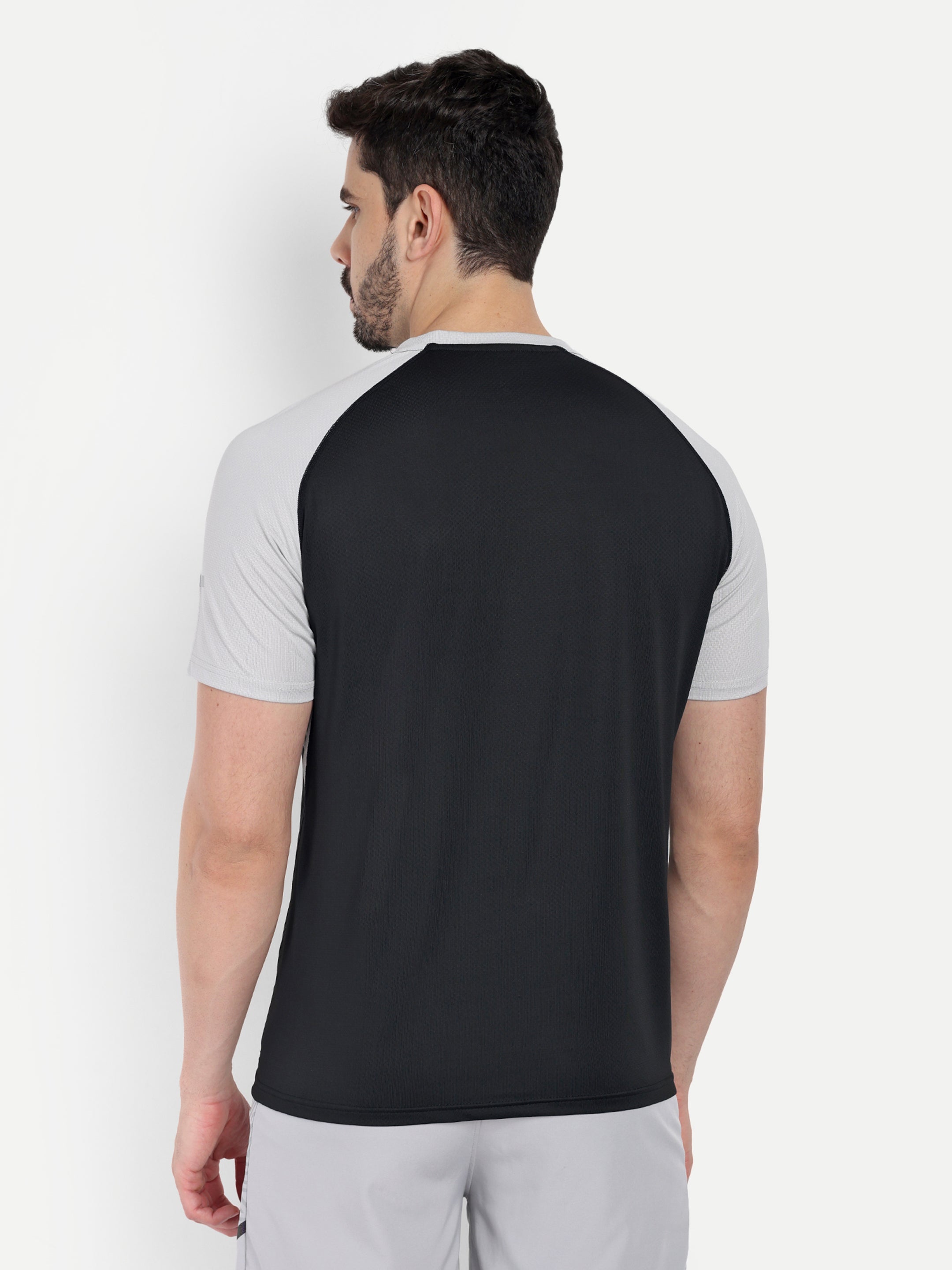 DOUBLE COLOUR RAGLAN SLEEVES T-SHIRT