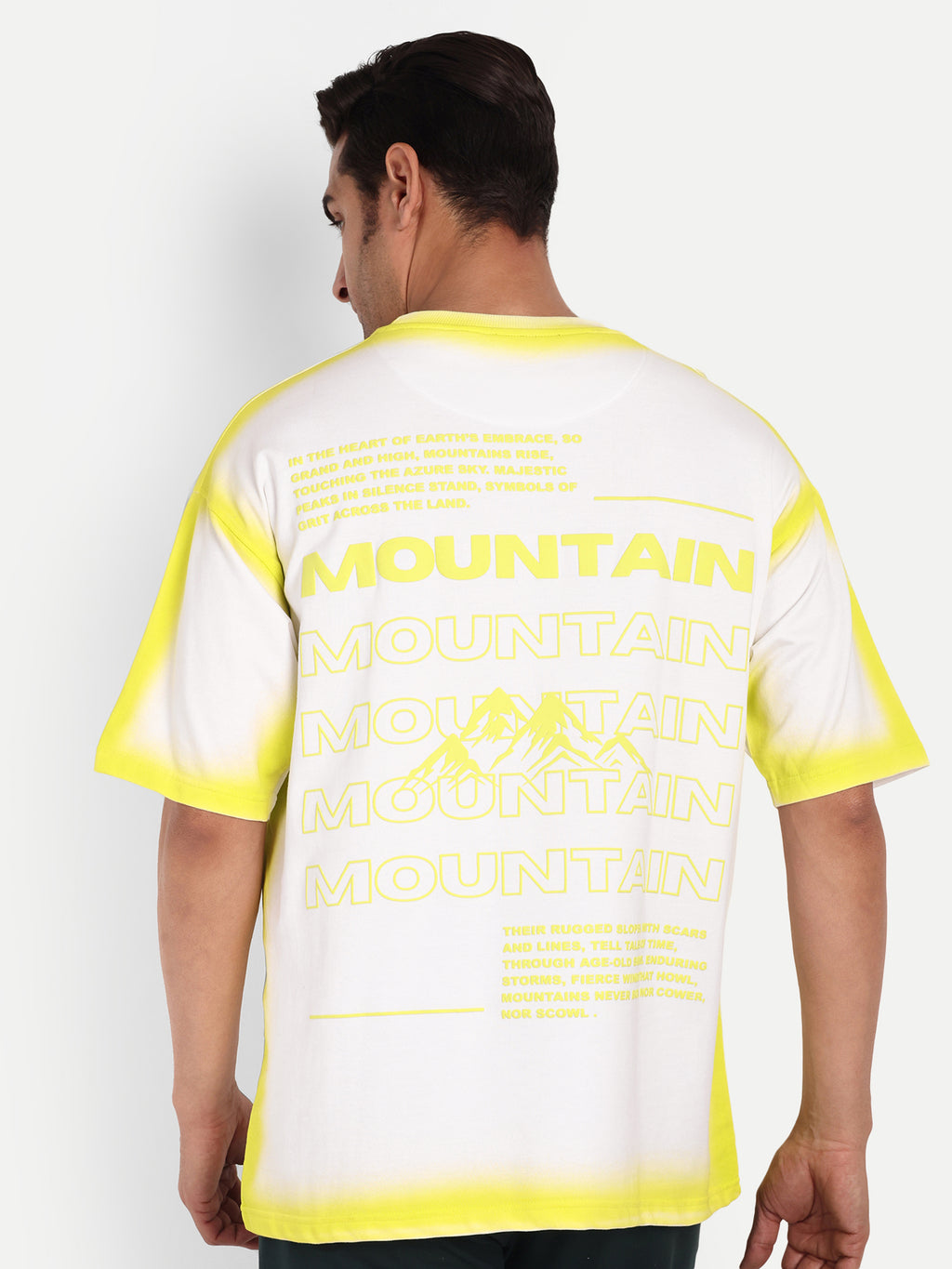 GRADIENT EDGE OVERSIZED T-SHIRT