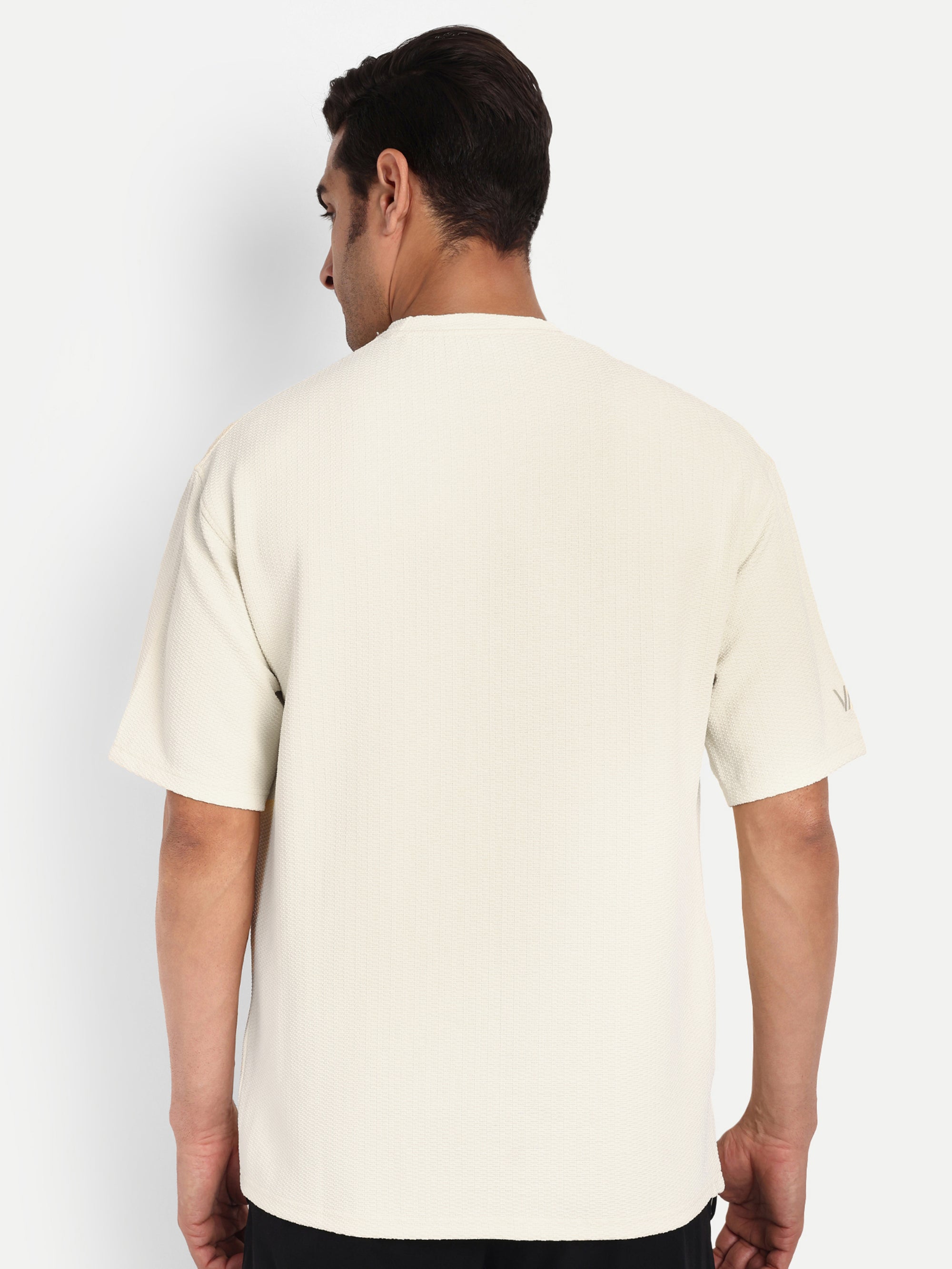 BUBBLE JACQUARD OVERSIZED TSHIRT