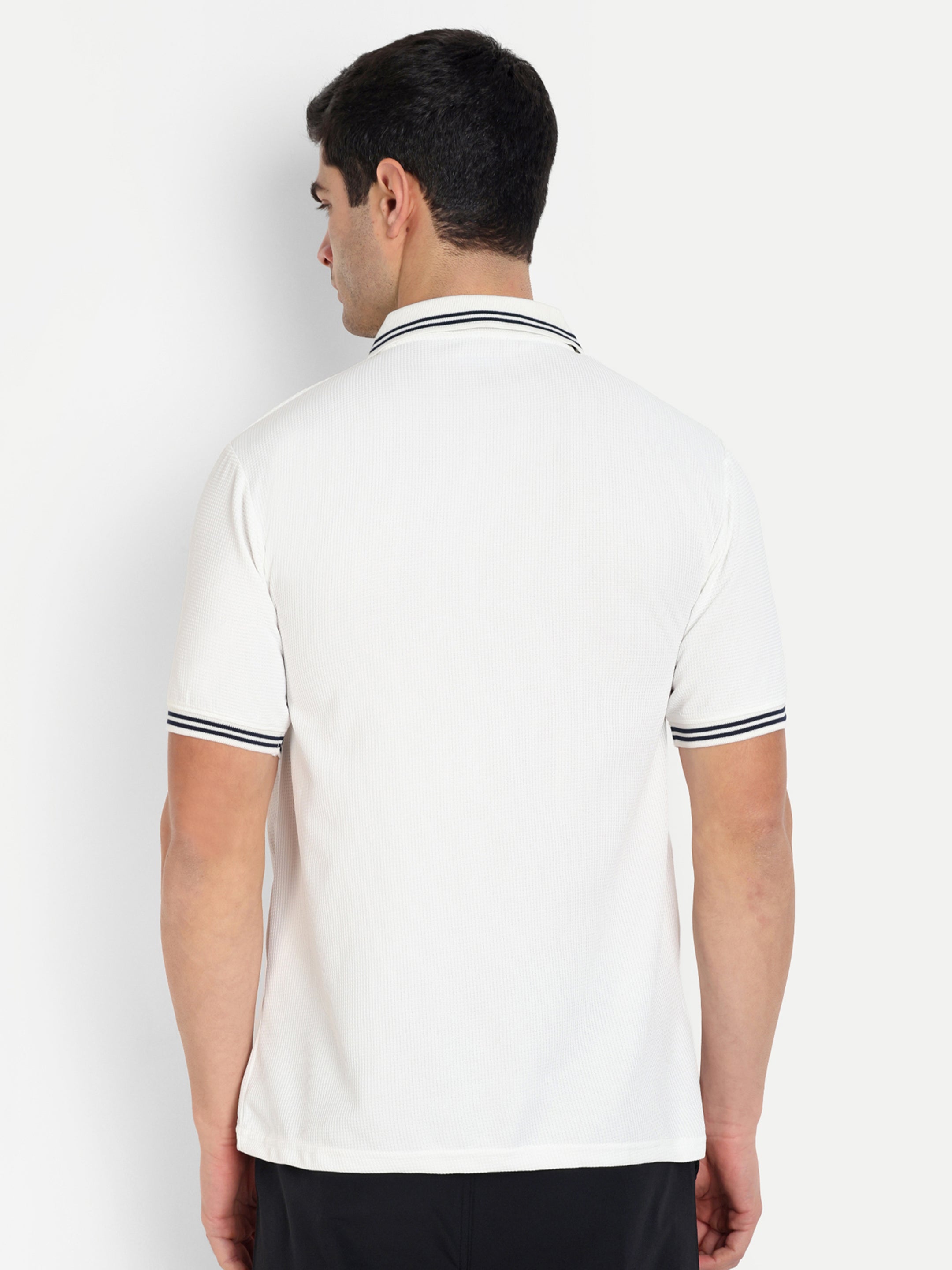 WAFFLE TEXTURED POLO