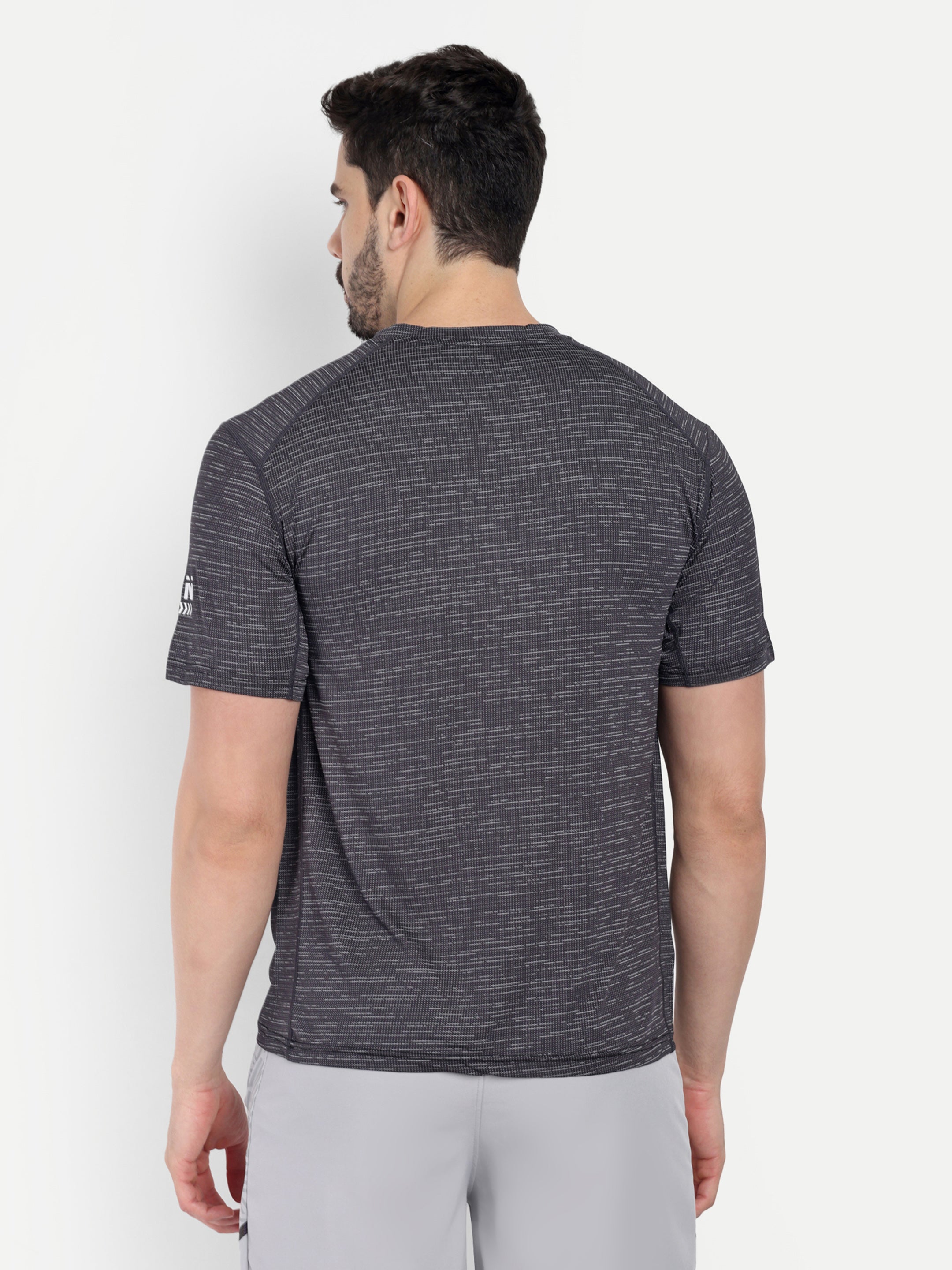 MELANGE SHADED RUNNING T-SHIRT