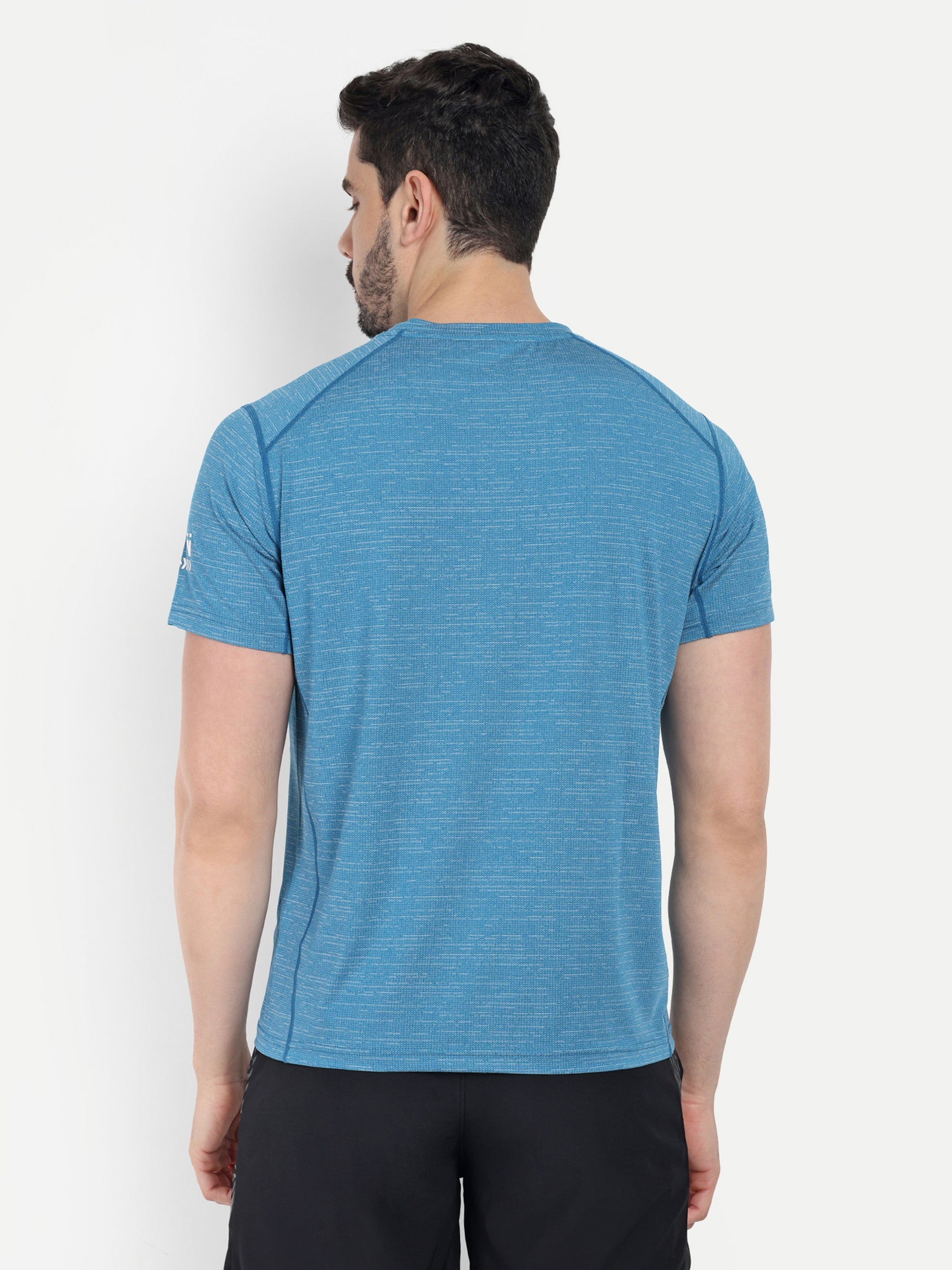MELANGE SHADED RUNNING T-SHIRT