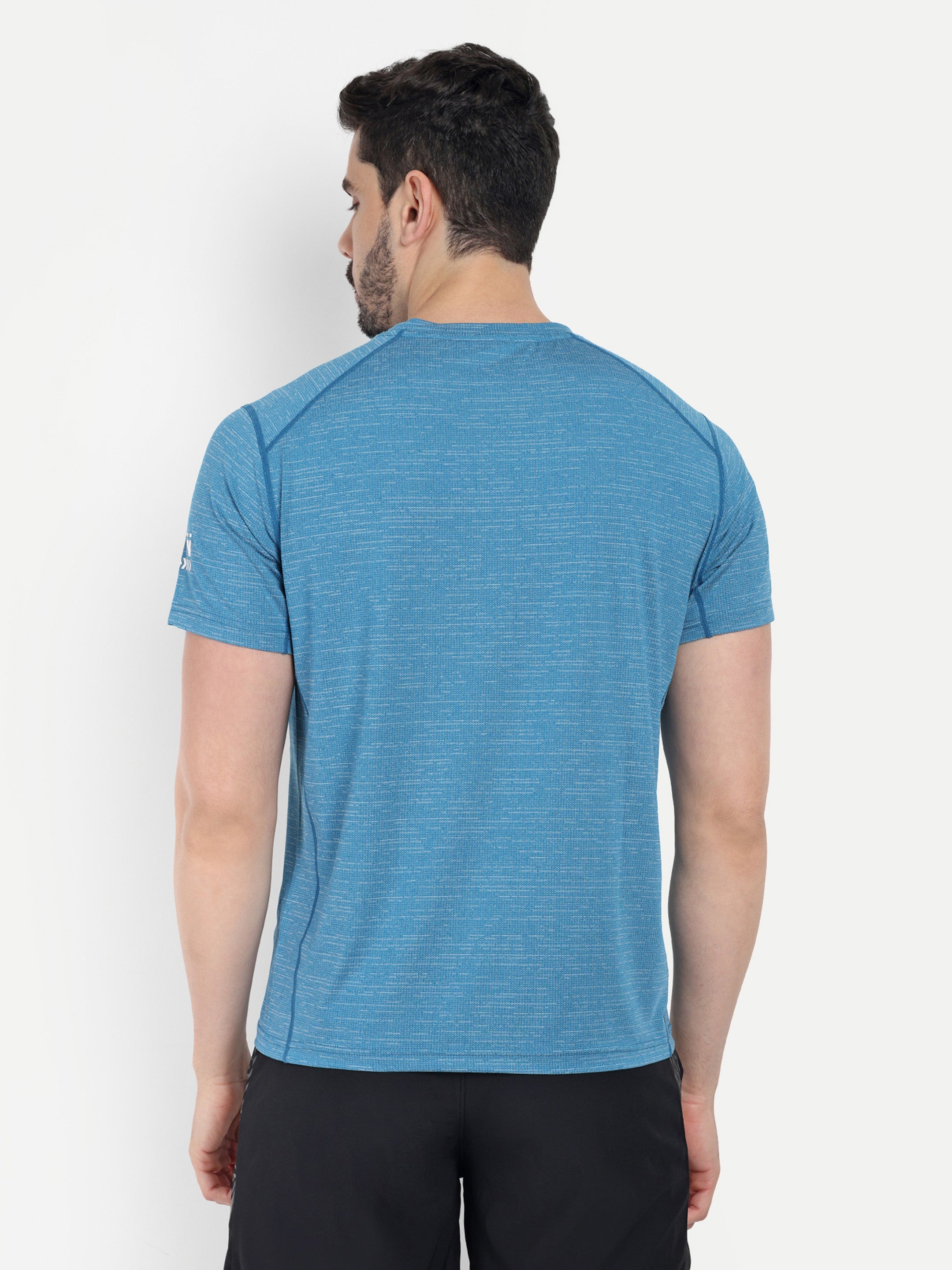 MELANGE SHADED RUNNING T-SHIRT