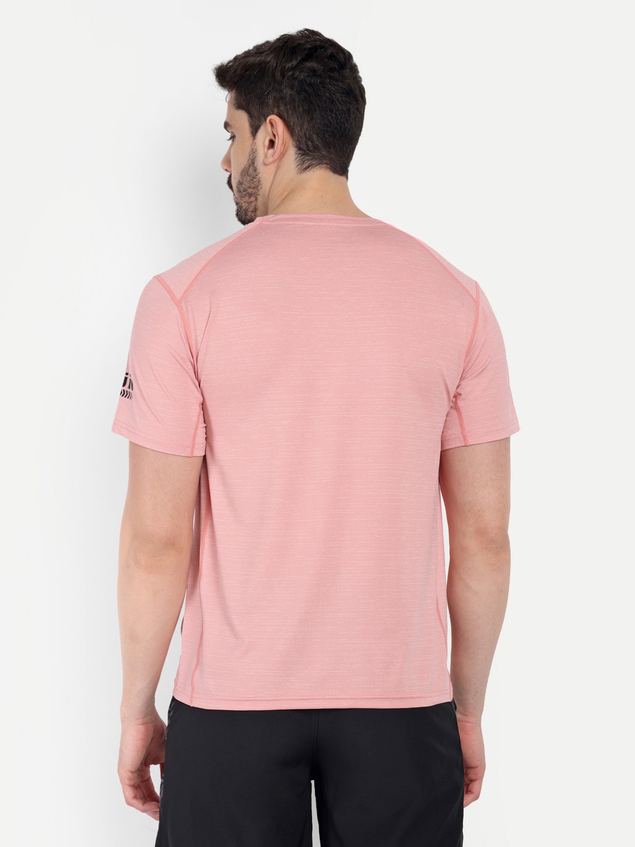 MELANGE SHADED RUNNING T-SHIRT