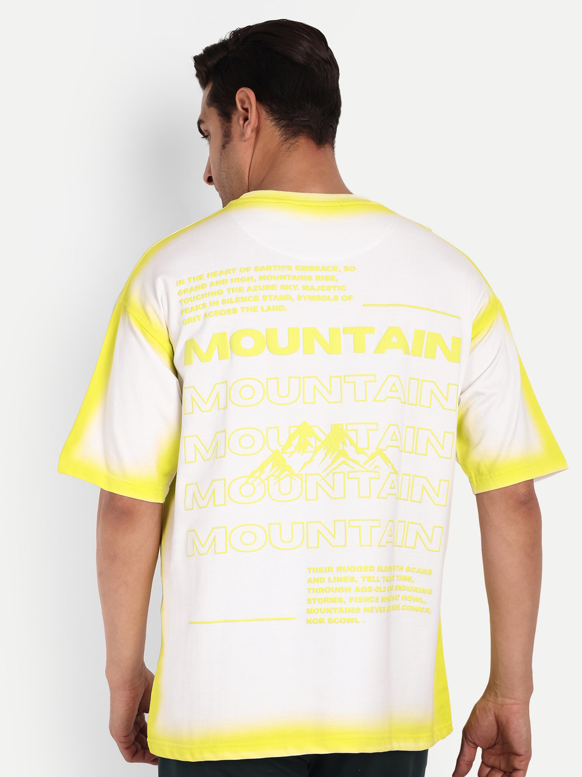 GRADIENT EDGE OVERSIZED T-SHIRT