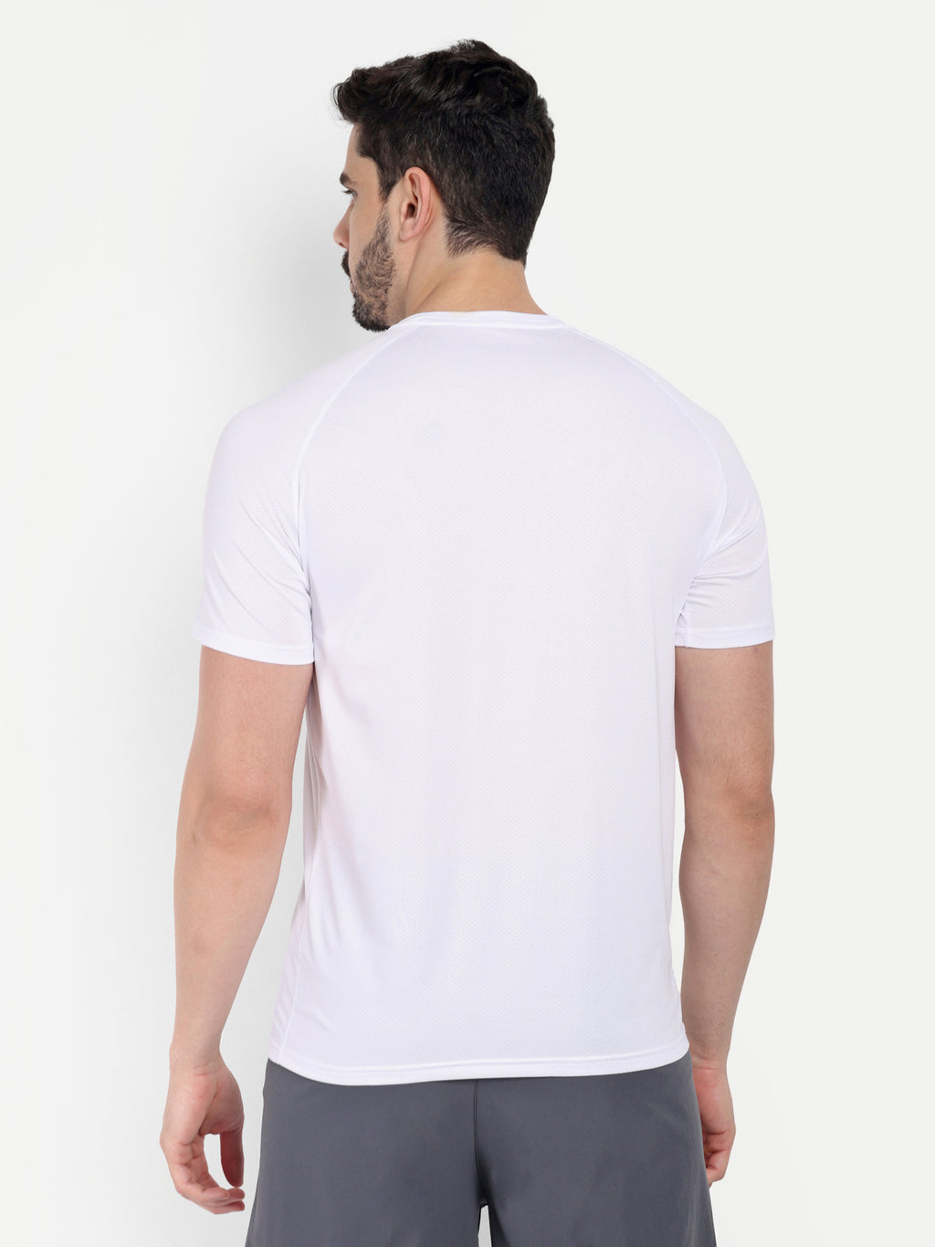 SOLID TEXTURED T-SHIRT