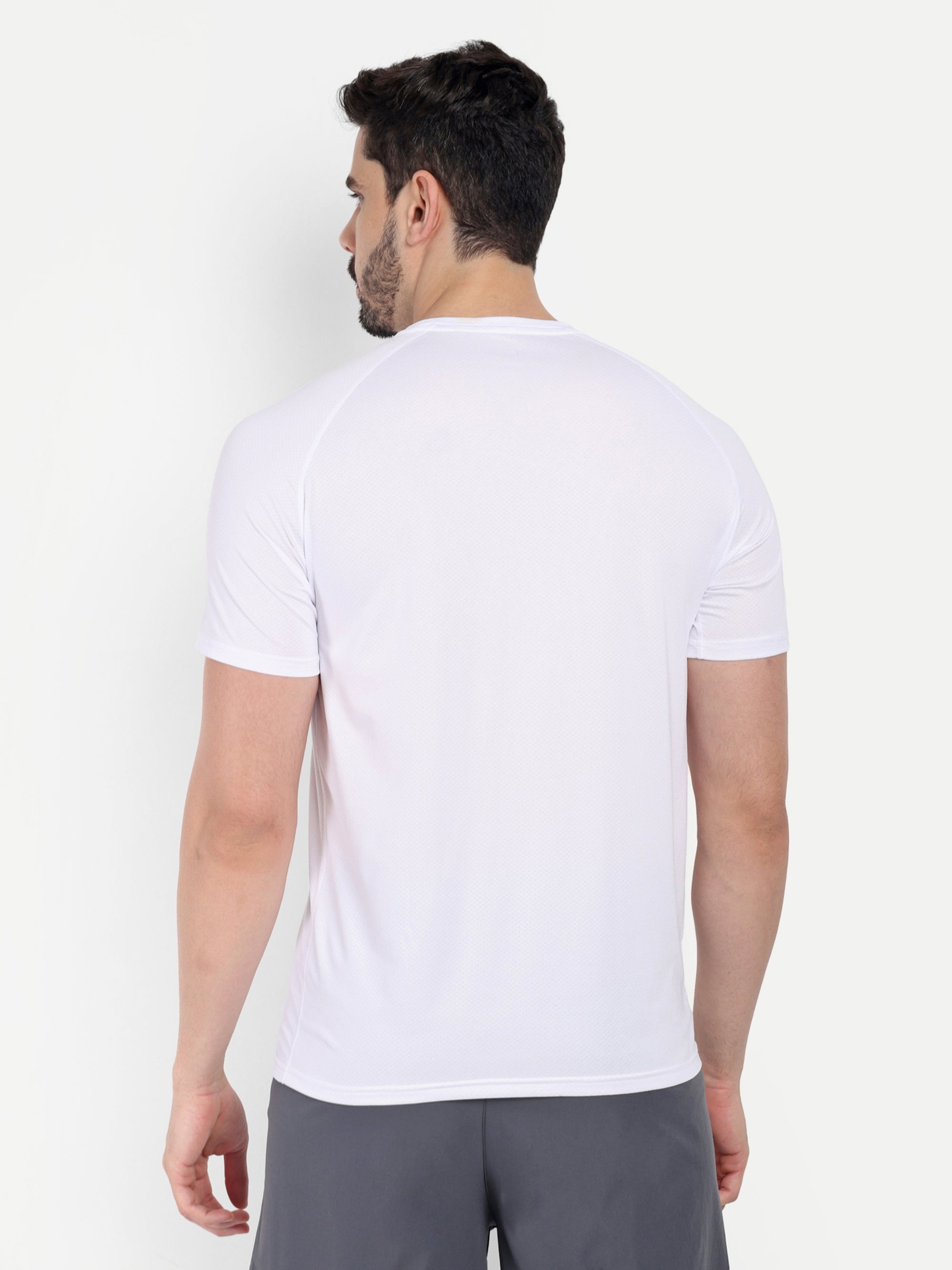 SOLID TEXTURED T-SHIRT