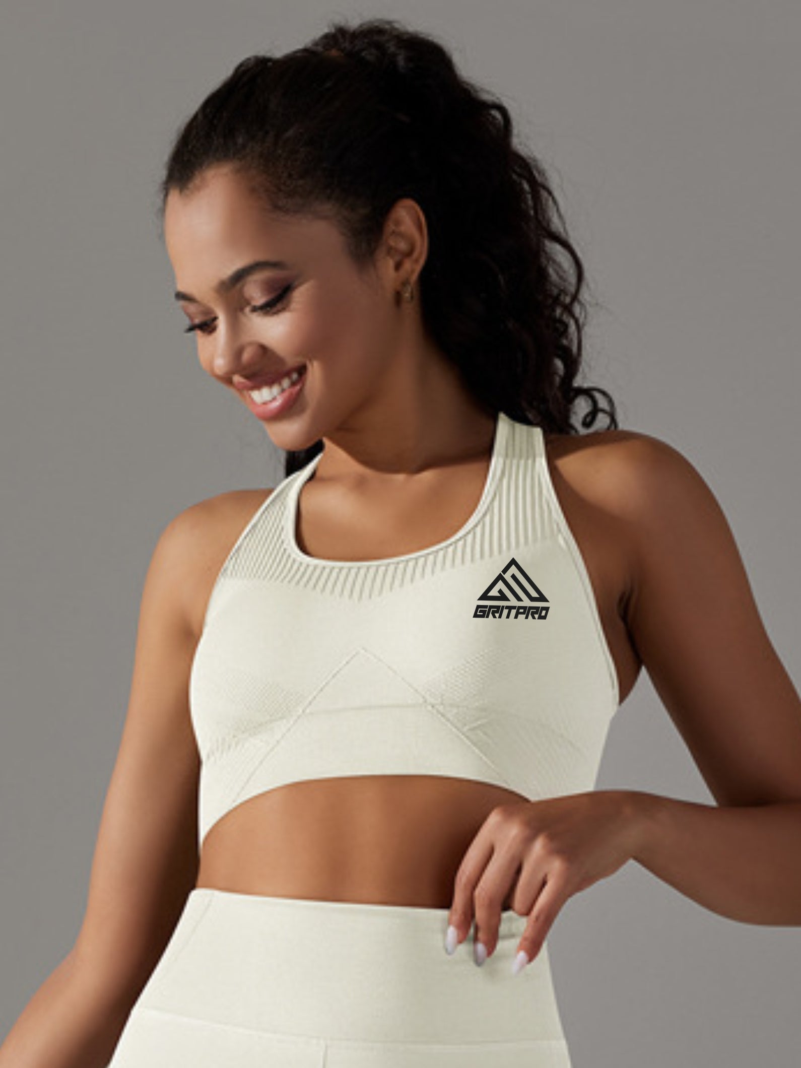 RUNNING TEXTURED SPORTS BRA