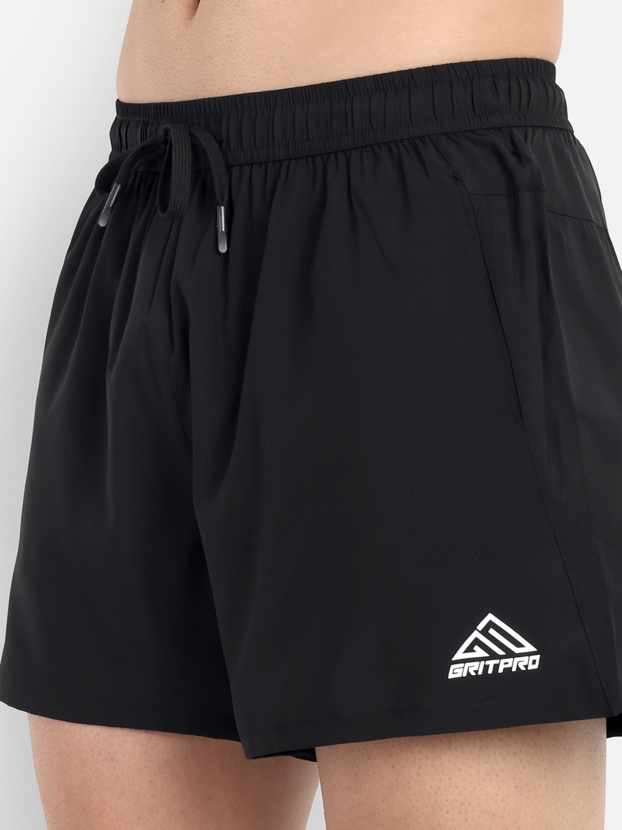 RUNNING SHORTS WITH INNER LAYER