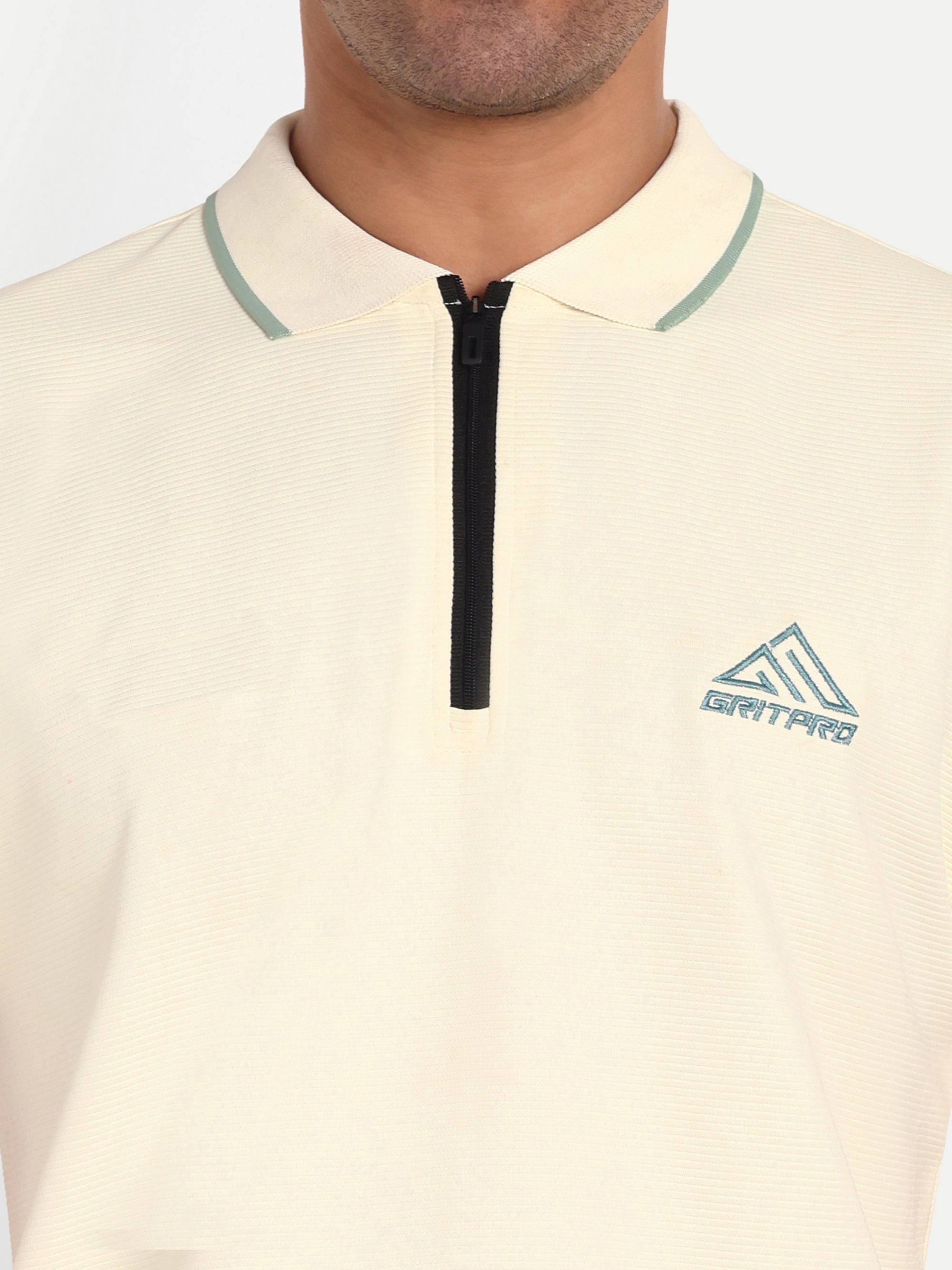 IMPACT ZIPPER POLO TSHIRT