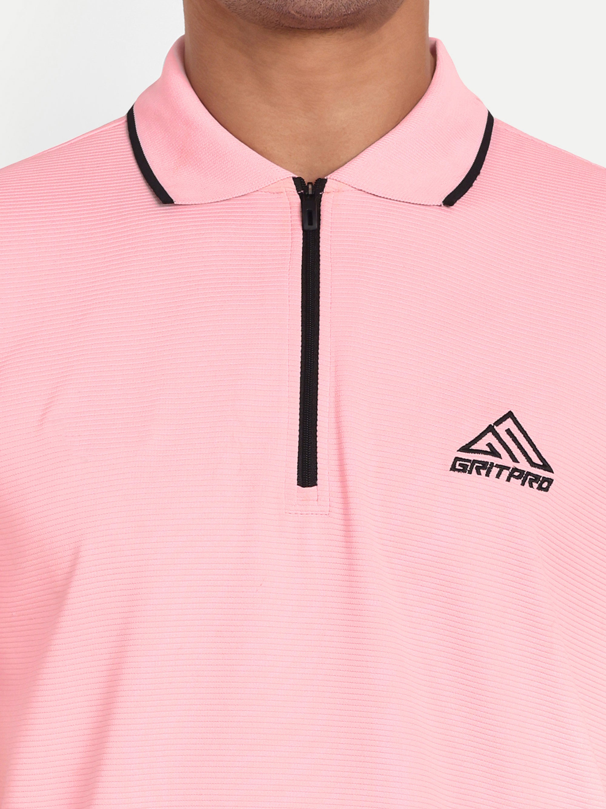 IMPACT ZIPPER POLO TSHIRT