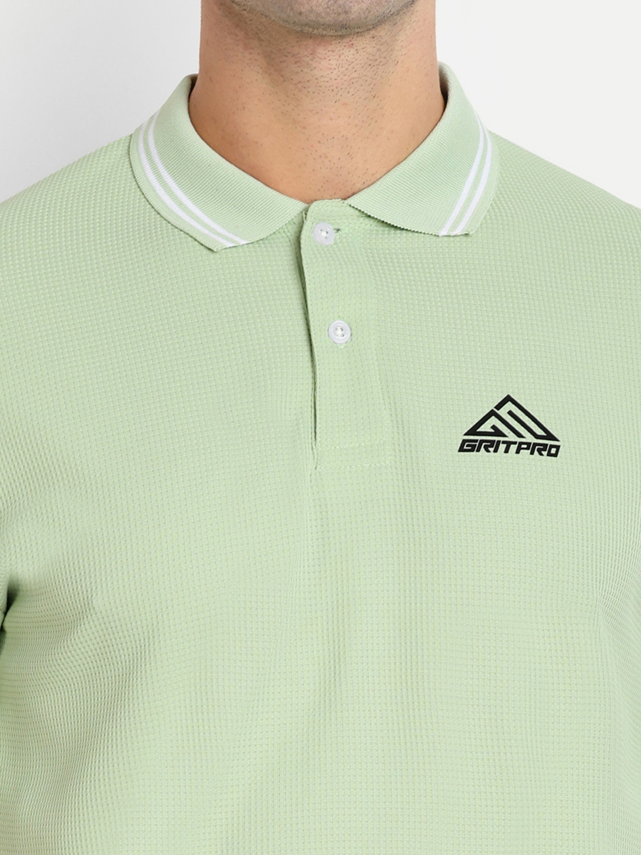 WAFFLE TEXTURED POLO