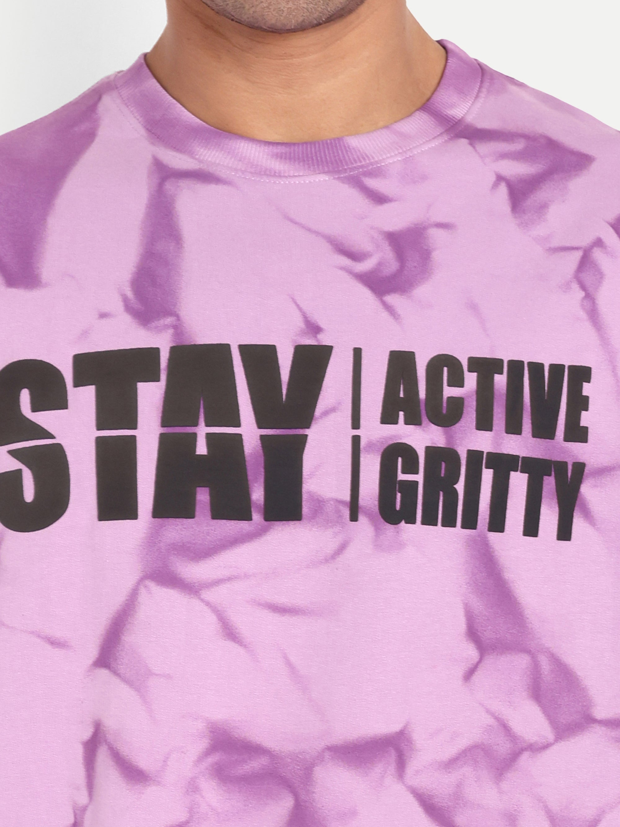 ABSTRACT CRUSH OVERSIZED TSHIRT