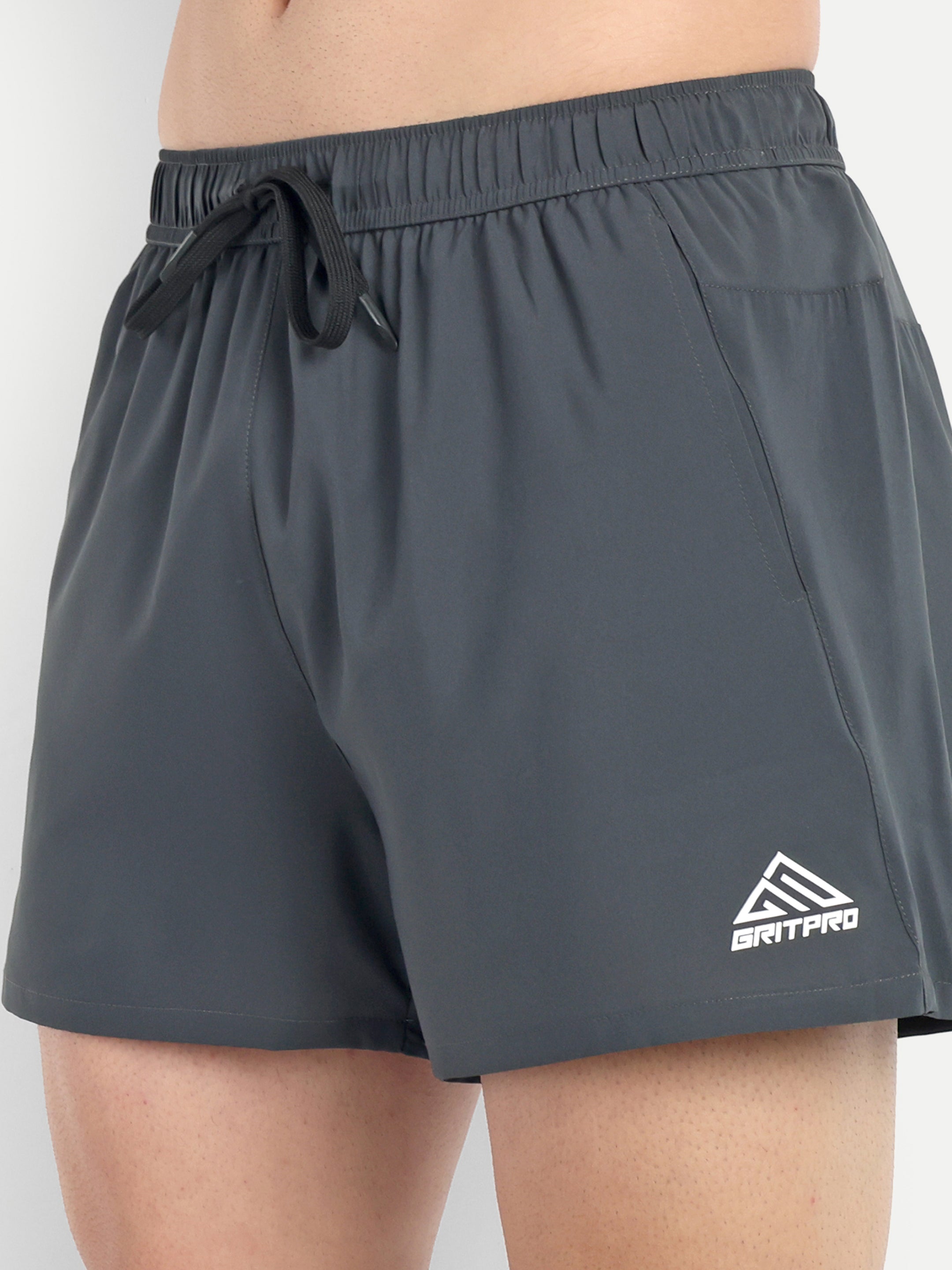 RUNNING SHORTS WITH INNER LAYER