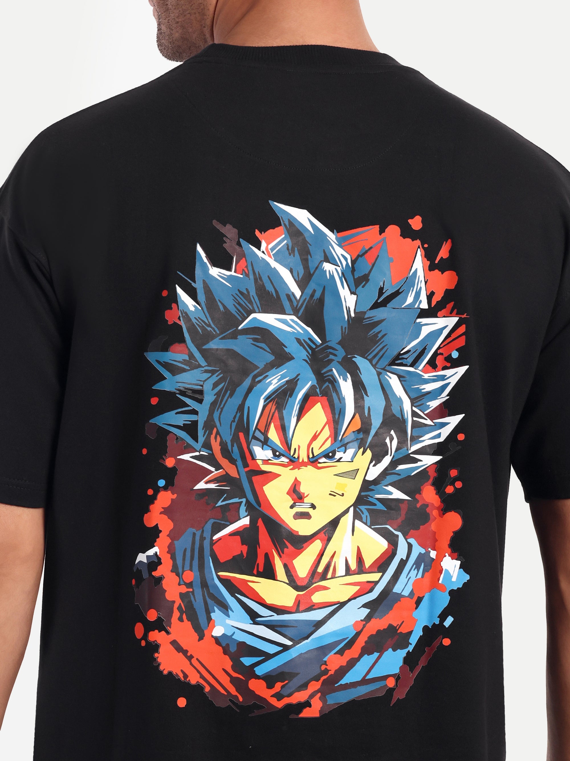 BLACK OVERSIZED T-SHIRT