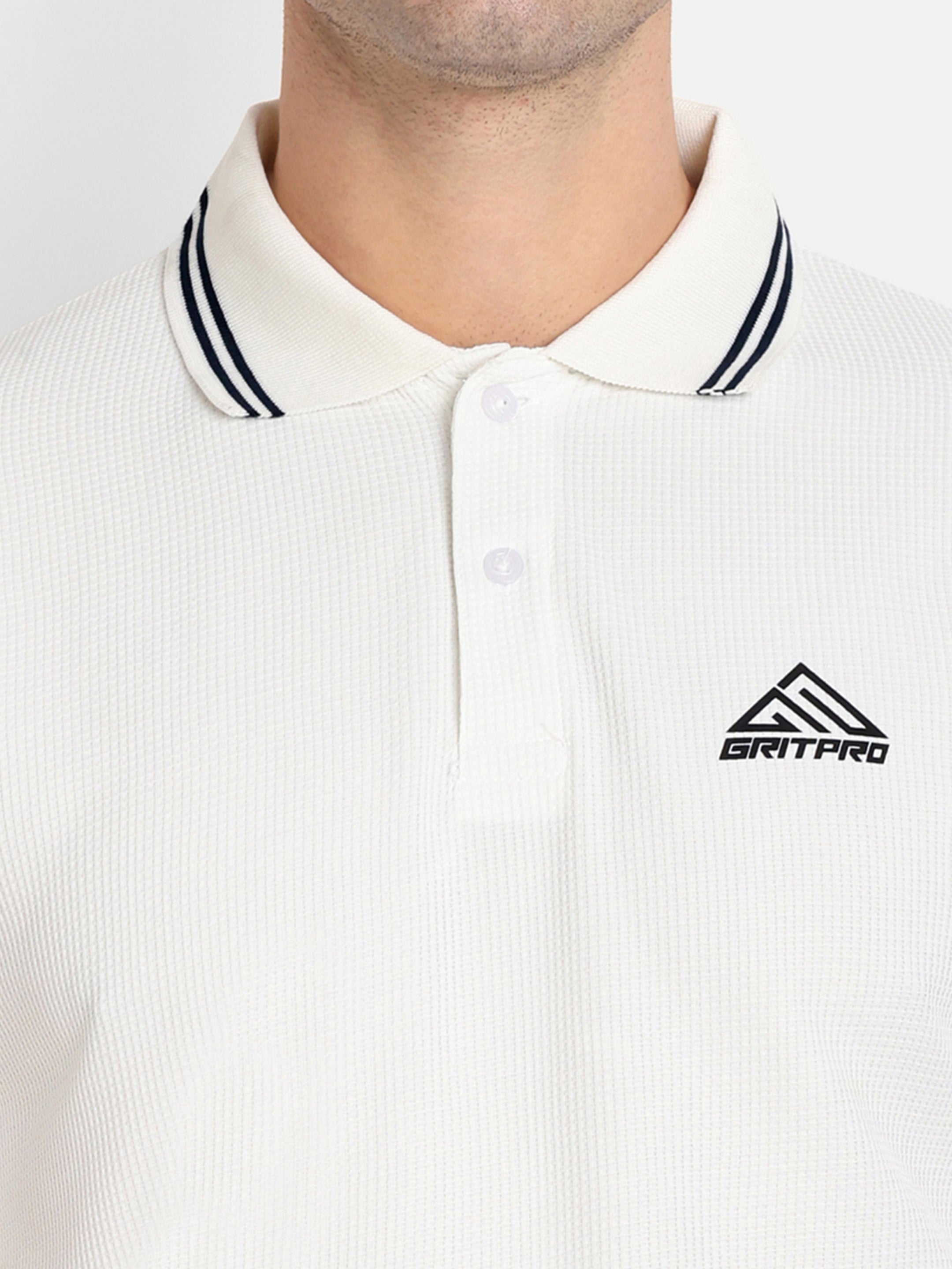 WAFFLE TEXTURED POLO