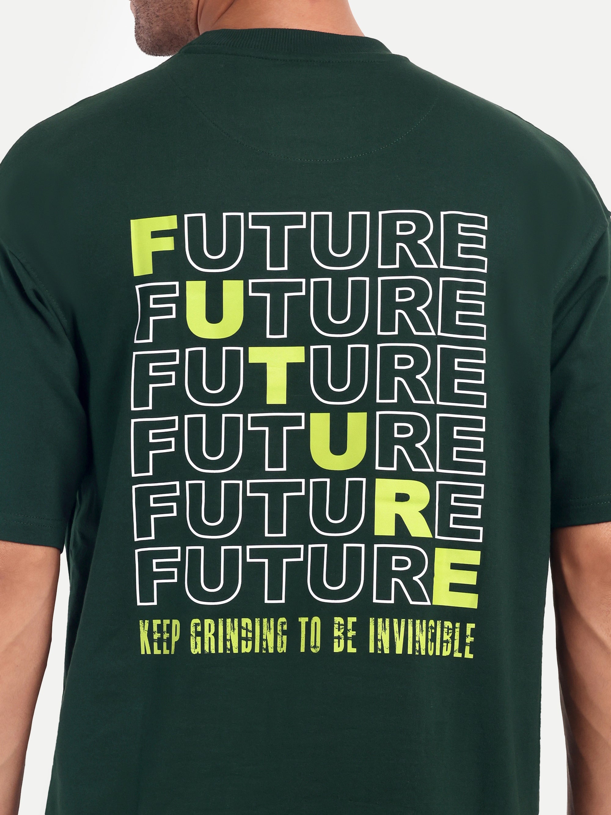 GREEN OVERSIZED T-SHIRT