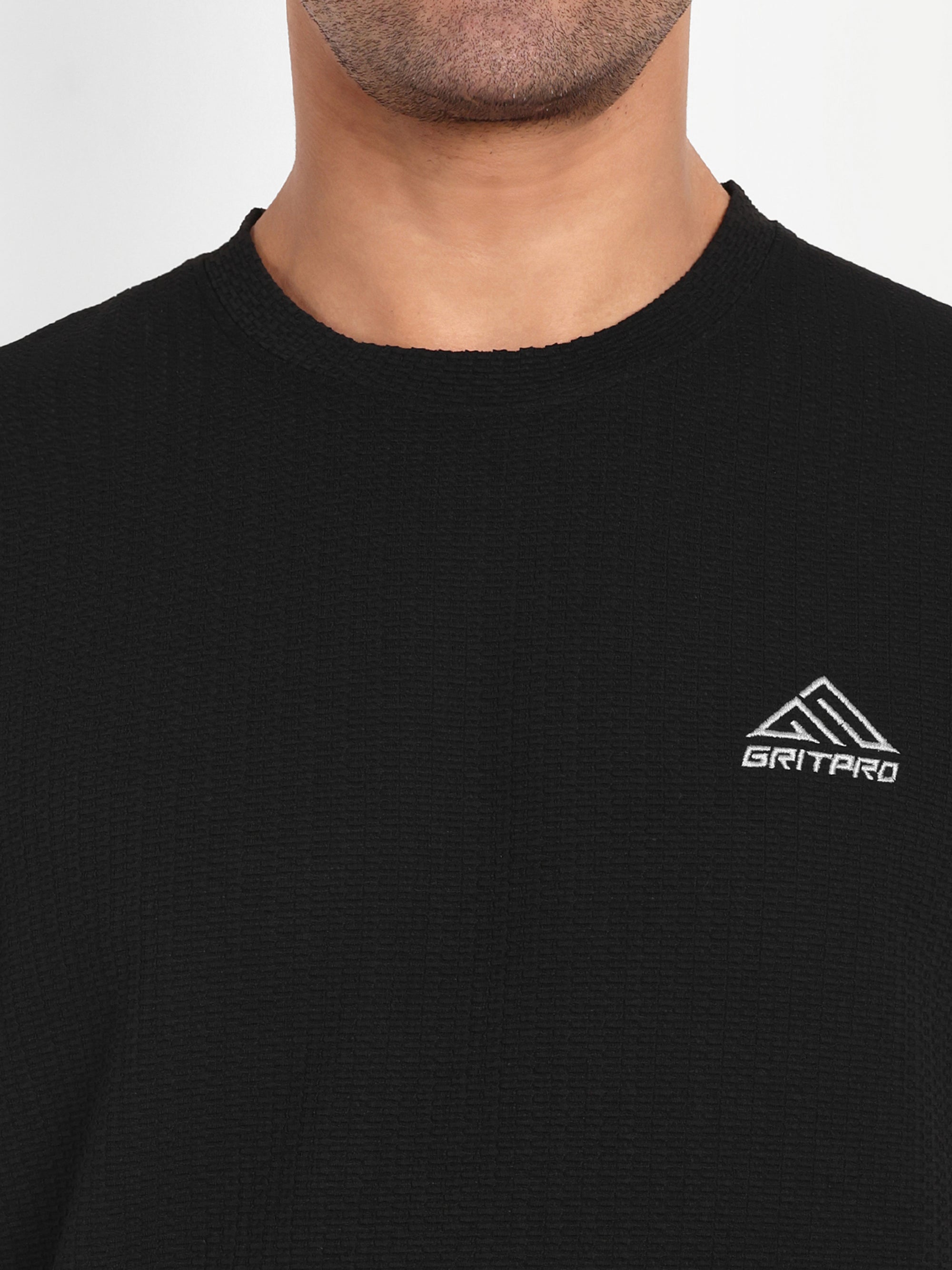 BUBBLE JACQUARD T-SHIRT