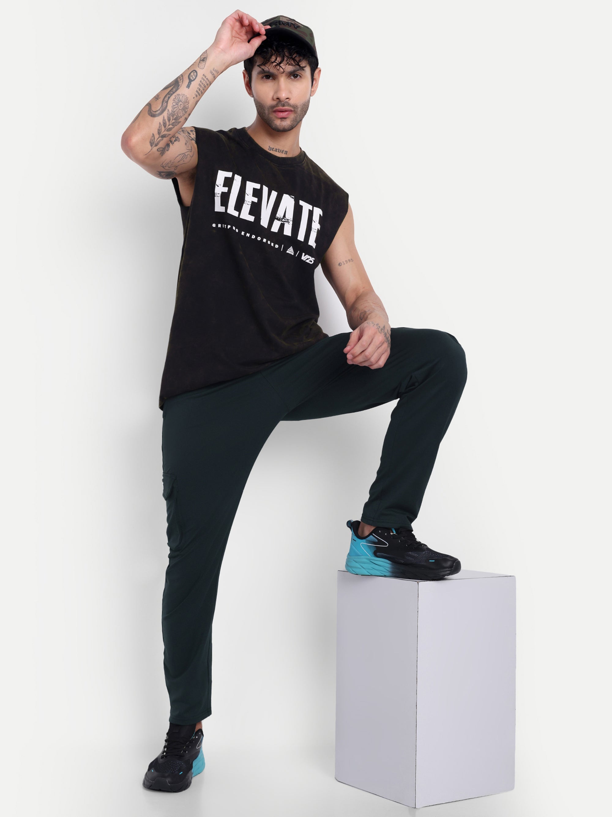 OVERSIZED BURN OUT SLEEVELESS