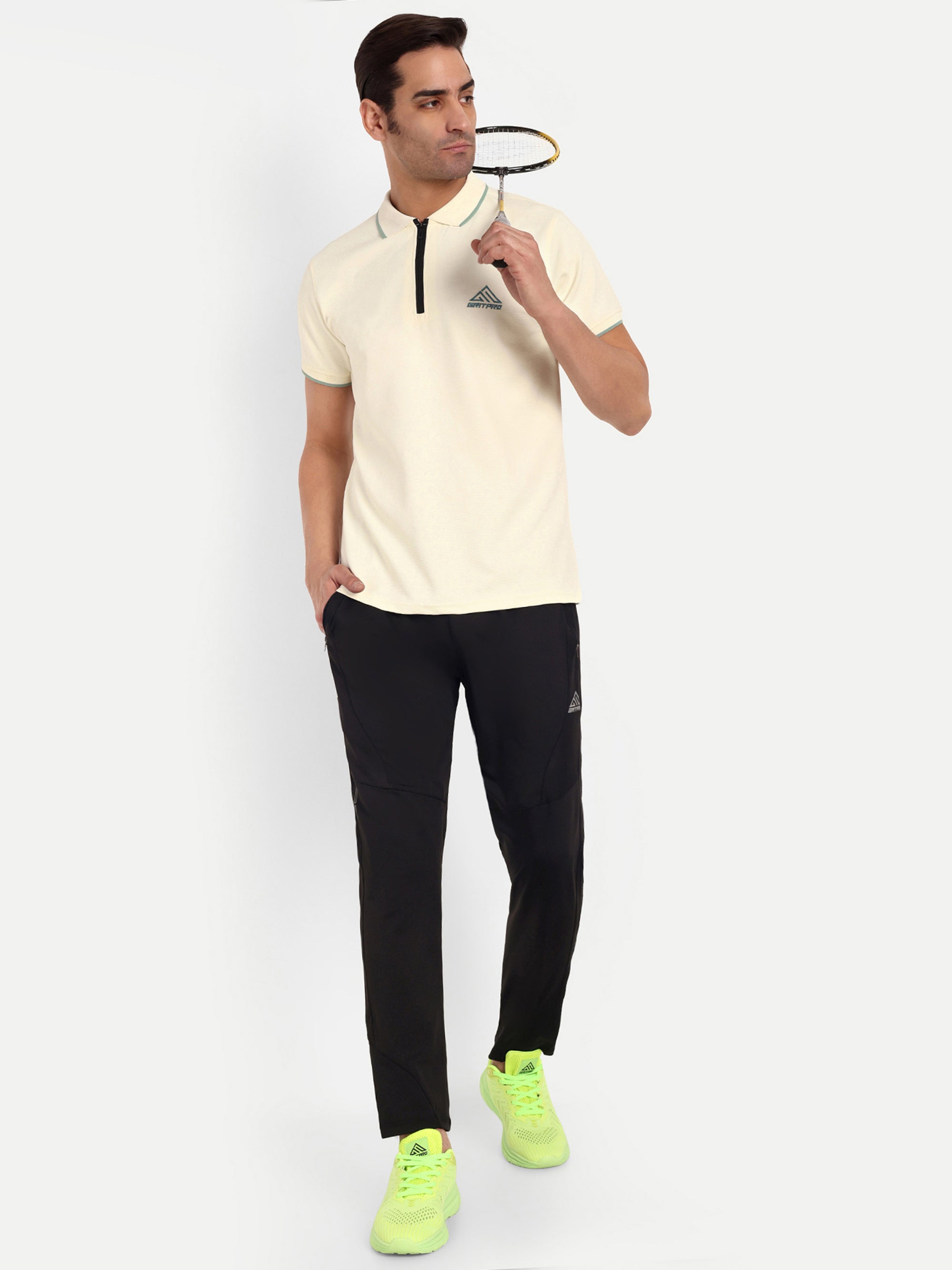 IMPACT ZIPPER POLO TSHIRT