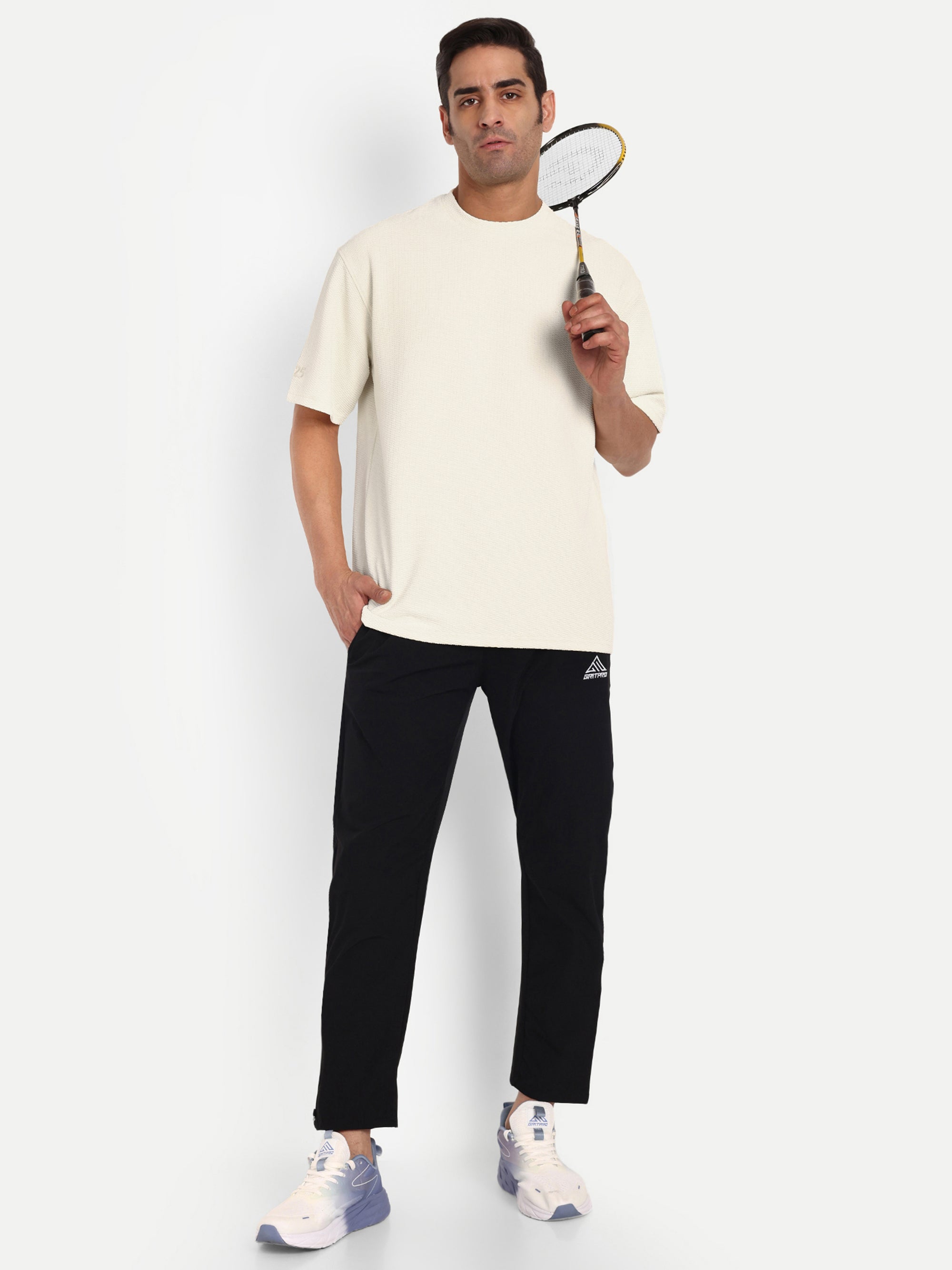 BUBBLE JACQUARD OVERSIZED TSHIRT