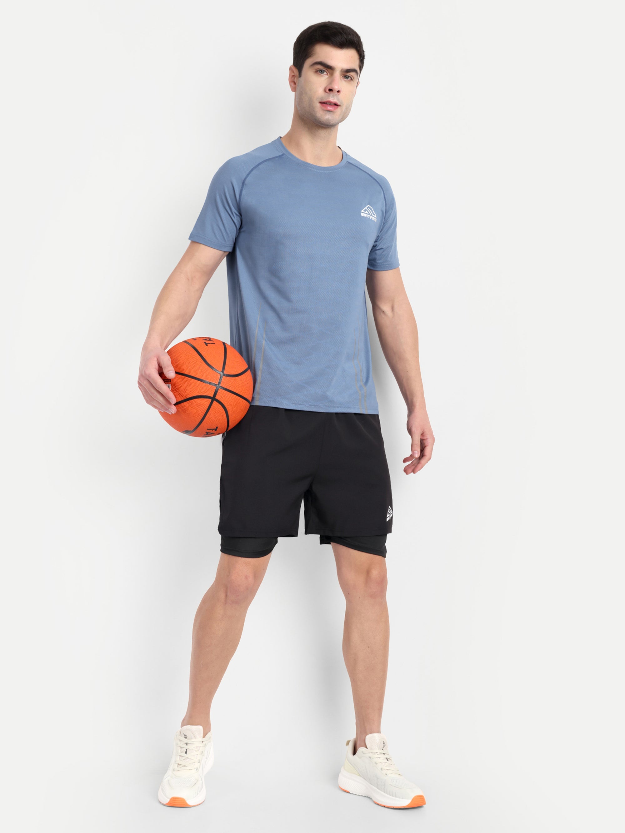 SOLID TEXTURED T-SHIRT