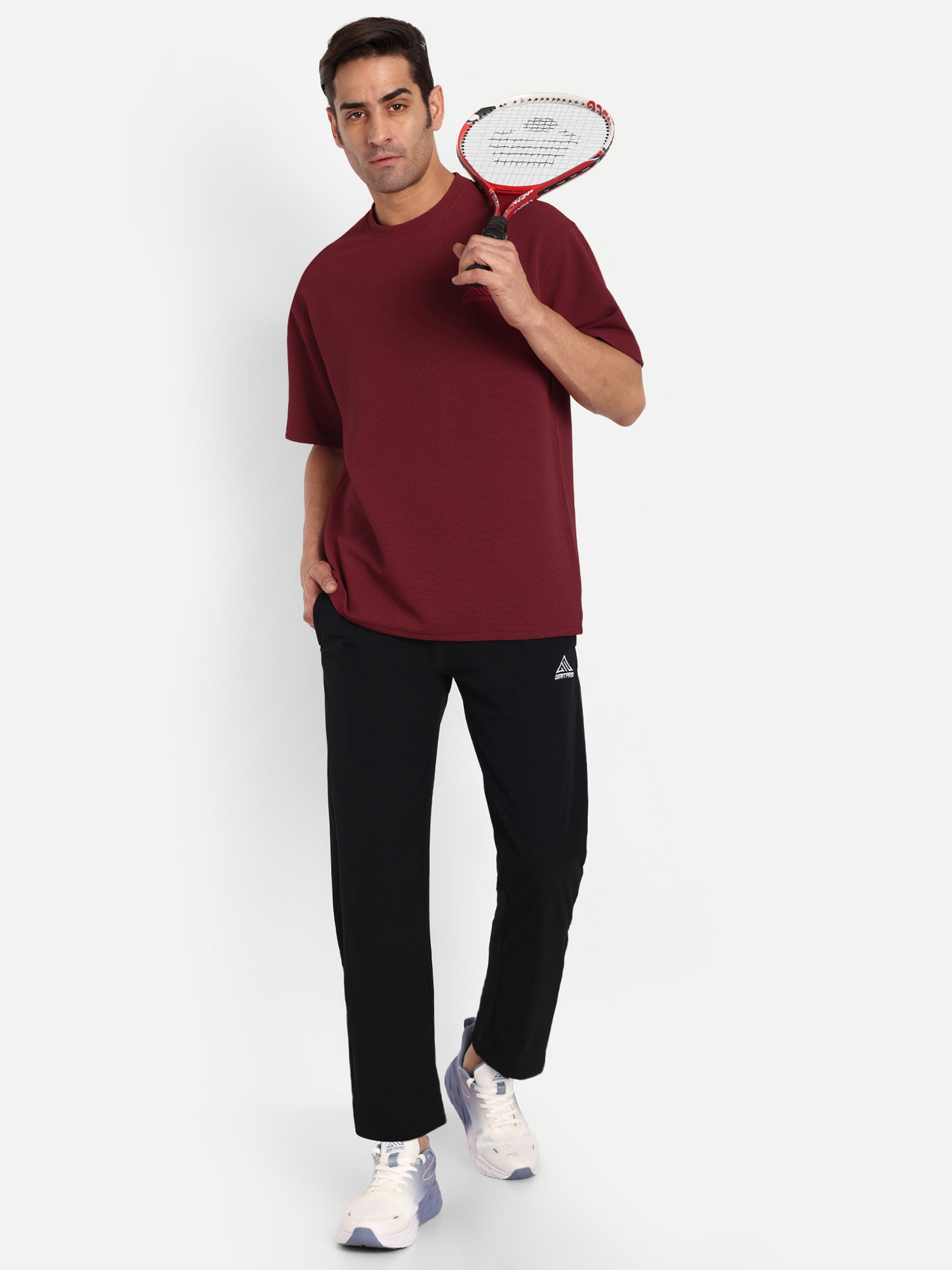 BUBBLE JACQUARD OVERSIZED TSHIRT