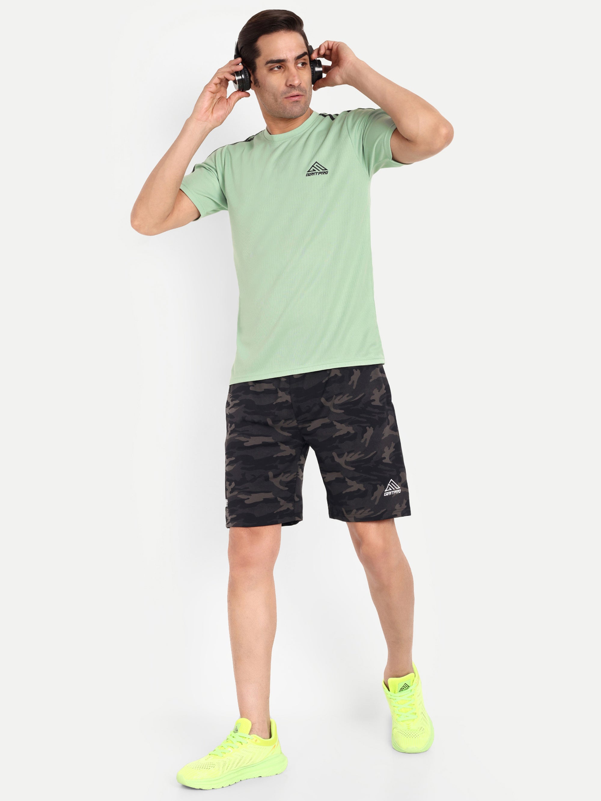CAMO STRIPES T-SHIRT