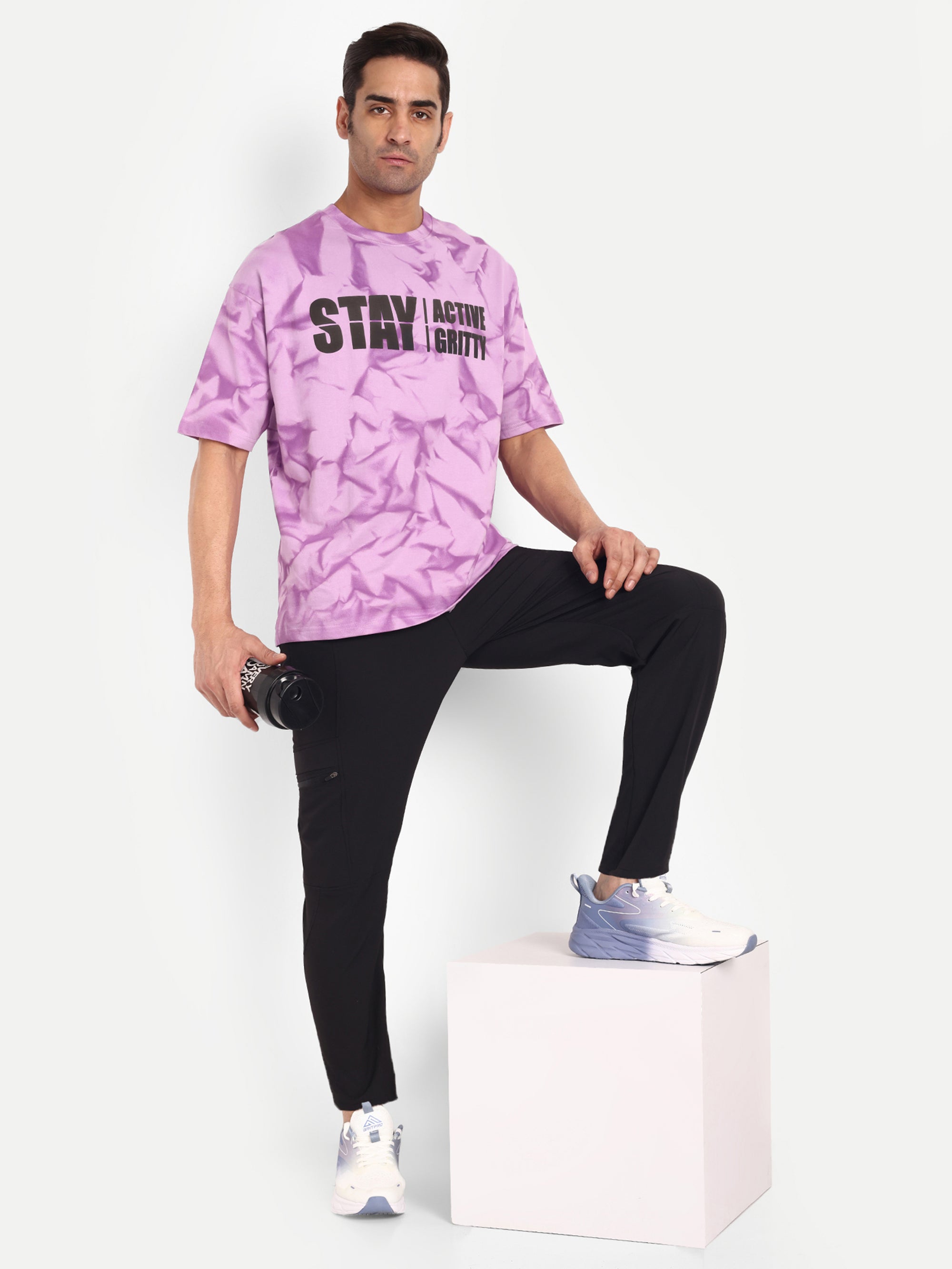 ABSTRACT CRUSH OVERSIZED TSHIRT