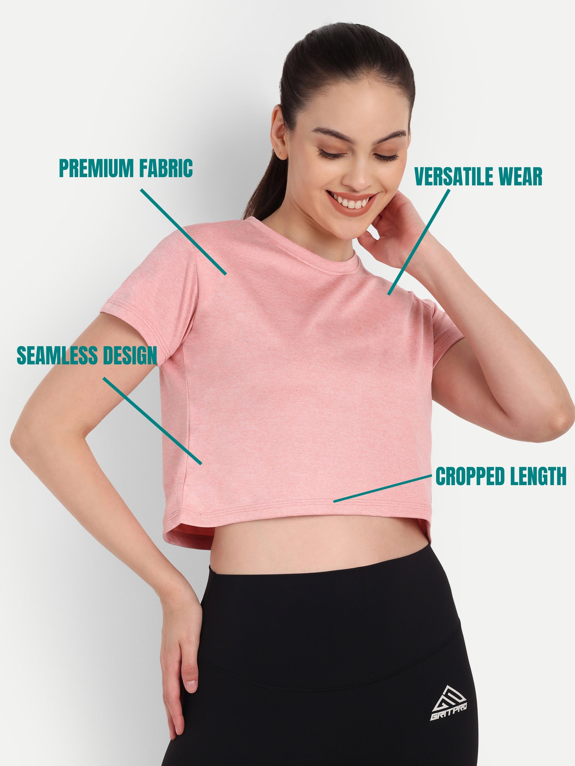 MOMENTUM CROP TOP