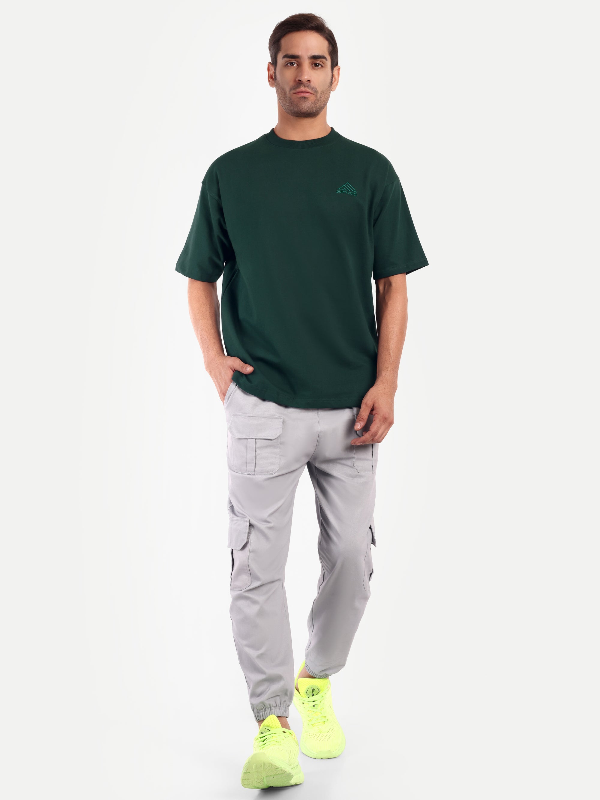 GREEN OVERSIZED T-SHIRT