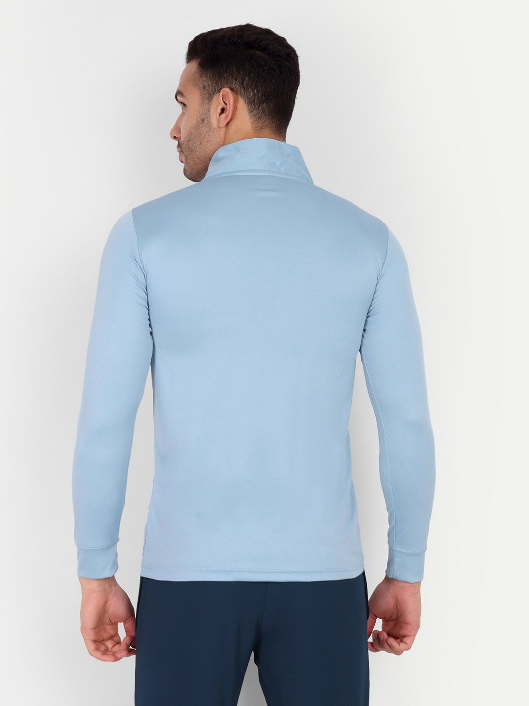 QUARTER ZIP FULL SLEEVES TRAINING T-SHIRT